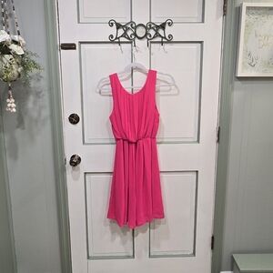 Ya Los Angeles Pink Halter Sundress for Wedding Guests